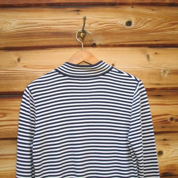 Tory Burch Katama Striped Knit Embellished Tunic Top - Picture 6 of 8